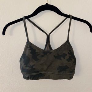 Lululemon Flow Y Bra Camo